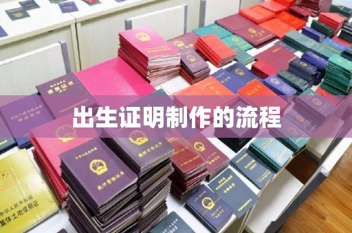 镇巴出生证明制作的流程