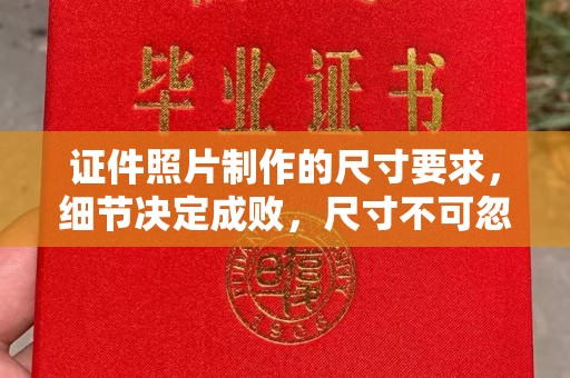 镇巴证件照片制作的尺寸要求，细节决定成败，尺寸不可忽视